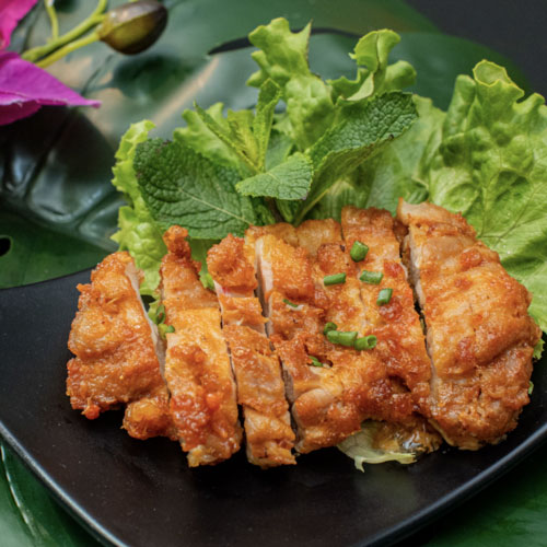 Poulet grillé aux herbes